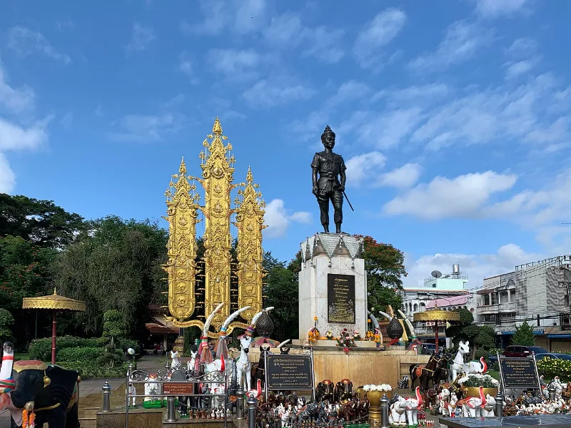 King Mengrai Monument in Chiang Rai
