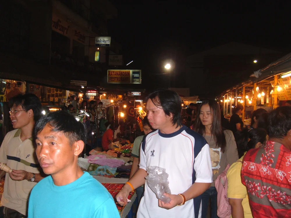 Sunday Night Market (Happy Street) in Chiang Rai