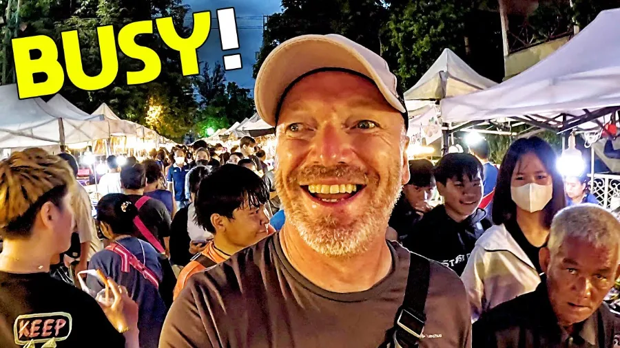 Saturday Night Walking Street in Chiang Rai