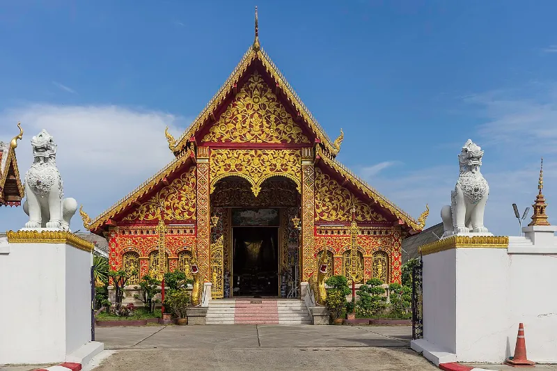 Wat Jet Yod (Seven Spires Temple) in Chiang Rai